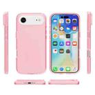 For iPhone 17 Air Shockproof Terminator Glitter Powder Phone Case(Transparent Pink) - 2
