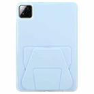 For Xiaomi Pad 7 / 7 Pro Folding Magnetic Holder Acrylic Leather Back Tablet Case(Sky Blue) - 3
