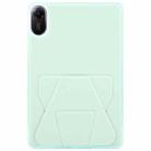 For Xiaomi Redmi Pad 2 Folding Magnetic Holder Acrylic Leather Back Tablet Case(Light Green) - 3