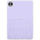 For Huawei MatePad Pro 12.2 2024 Folding Magnetic Holder Acrylic Leather Back Tablet Case(Purple) - 3