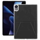 For Huawei MatePad Air 12 / 12 X 2024 Folding Magnetic Holder Acrylic Leather Back Tablet Case(Black) - 1