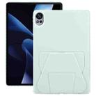 For Huawei MatePad Air 12 / 12 X 2024 Folding Magnetic Holder Acrylic Leather Back Tablet Case(Light Green) - 1