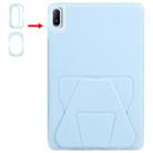 For Huawei MatePad 11 2021 / 2024 / 11 SE Folding Magnetic Holder Acrylic Leather Back Tablet Case(Sky Blue) - 2