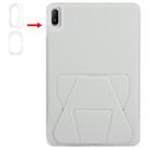 For Huawei MatePad 11 2021 / 2024 / 11 SE Folding Magnetic Holder Acrylic Leather Back Tablet Case(Grey) - 2