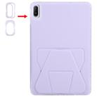 For Huawei MatePad 11 2021 / 2024 / 11 SE Folding Magnetic Holder Acrylic Leather Back Tablet Case(Purple) - 2
