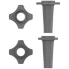 For Shure SM58 Without Switch Microphone Silicone Protective Cover(Dark Grey) - 3