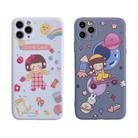 For iPhone 11 Cartoon Pattern Protective Case(Bike Girl) - 2