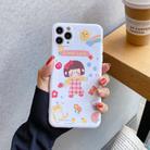 For iPhone 11 Cartoon Pattern Protective Case(Little Girl) - 3
