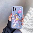 For iPhone 11 Pro Max Cartoon Pattern Protective Case(Bike Girl) - 3