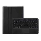 For OPPO Pad SE OP17-A Ultra-thin Detachable Bluetooth Keyboard Leather Tablet Case with Touchpad(Black) - 2