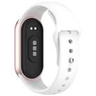 For Xiaomi Smart Band 10 / 9 / 8 Reverse Buckle Silicone Watch Band(White) - 2