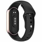 For Xiaomi Smart Band 10 / 9 / 8 Reverse Buckle Silicone Watch Band(Black) - 2