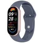 For Xiaomi Smart Band 10 / 9 / 8 Reverse Buckle Silicone Watch Band(Blue) - 1