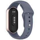 For Xiaomi Smart Band 10 / 9 / 8 Reverse Buckle Silicone Watch Band(Blue) - 2