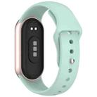 For Xiaomi Smart Band 10 / 9 / 8 Reverse Buckle Silicone Watch Band(Haze Blue) - 2