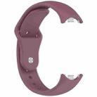 For Xiaomi Smart Band 10 / 9 / 8 Reverse Buckle Silicone Watch Band(Smoke Purple) - 3