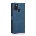 For Samsung Galaxy A21s Retro Magnetic Closing Clasp Horizontal Flip Leather Case with Holder & Card Slots & Photo Frame & Wallet(Navy Blue) - 3