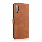 For Samsung Galaxy A70 Retro Magnetic Closing Clasp Horizontal Flip Leather Case with Holder & Card Slots & Photo Frame & Wallet(Brown) - 3