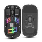 HXSJ T200 Dual Modes 2.4G BT5.0 Transparent RGB Wireless Mouse(Black) - 3