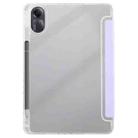 For Redmi Pad SE 11 2025 / Pad 2 Clear Acrylic Deformation Leather Tablet Case(Purple) - 3