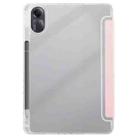 For Redmi Pad SE 11 2025 / Pad 2 Clear Acrylic Deformation Leather Tablet Case(Pink) - 3