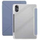 For Redmi Pad SE 11 2025 / Pad 2 Clear Acrylic Deformation Leather Tablet Case(Lavender Purple) - 1