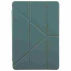 For Redmi Pad SE 11 2025 / Pad 2 Clear Acrylic Deformation Leather Tablet Case(Dark Green) - 2