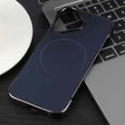 For iPhone 16 Plus Electroplating Frameless Frosted Anti-Glare PC MagSafe Phone Case(Black) - 2