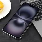 For iPhone 16 Plus Electroplating Frameless Frosted Anti-Glare PC MagSafe Phone Case(Silver White) - 3