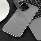 For iPhone 16 Plus Electroplating Frameless Frosted Anti-Glare PC MagSafe Phone Case(Titanium Gray) - 2