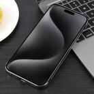 For iPhone 15 Pro Electroplating Frameless Frosted Anti-Glare PC MagSafe Phone Case(Titanium Gray) - 3