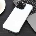 For iPhone 15 Plus / 14 Plus Electroplating Frameless Frosted Anti-Glare PC MagSafe Phone Case(Silver White) - 2