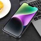For iPhone 14 / 13 Electroplating Frameless Frosted Anti-Glare PC MagSafe Phone Case(Silver White) - 3