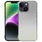 For iPhone 14 / 13 Electroplating Frameless Frosted Anti-Glare PC MagSafe Phone Case(Titanium Gray) - 1