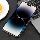 For iPhone 14 Pro Electroplating Frameless Frosted Anti-Glare PC MagSafe Phone Case(Desert Gold) - 3