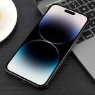 For iPhone 14 Pro Electroplating Frameless Frosted Anti-Glare PC MagSafe Phone Case(Black) - 3