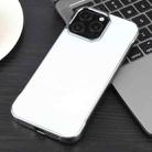 For iPhone 14 Pro Electroplating Frameless Frosted Anti-Glare PC MagSafe Phone Case(Silver White) - 2