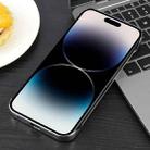 For iPhone 14 Pro Electroplating Frameless Frosted Anti-Glare PC MagSafe Phone Case(Silver White) - 3