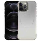 For iPhone 13 Pro Max / 12 Pro Max Electroplating Frameless Frosted Anti-Glare PC MagSafe Phone Case(Titanium Gray) - 1