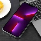 For iPhone 13 Pro Electroplating Frameless Frosted Anti-Glare PC MagSafe Phone Case(Silver White) - 3