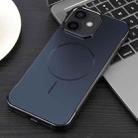 For iPhone 12 / 12 Pro Electroplating Frameless Frosted Anti-Glare PC MagSafe Phone Case(Black) - 2