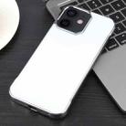 For iPhone 12 / 12 Pro Electroplating Frameless Frosted Anti-Glare PC MagSafe Phone Case(Silver White) - 2