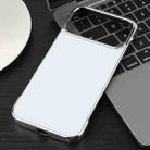 For iPhone 17 Pro Electroplating Frameless Frosted Anti-Glare PC MagSafe Phone Case(Silver White) - 2