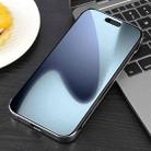 For iPhone 17 Pro Electroplating Frameless Frosted Anti-Glare PC MagSafe Phone Case(Silver White) - 3