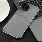 For iPhone 17 Electroplating Frameless Frosted Anti-Glare PC MagSafe Phone Case(Titanium Gray) - 2