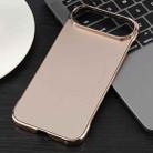 For iPhone 17 Air Electroplating Frameless Frosted Anti-Glare PC MagSafe Phone Case(Desert Gold) - 2