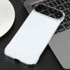 For iPhone 17 Air Electroplating Frameless Frosted Anti-Glare PC MagSafe Phone Case(Silver White) - 2