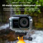 For DJI Osmo Action 5 Pro Magnetic 60m Waterproof Case Diving Case with Base + Gift Kit - 3