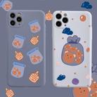 For iPhone 11 Cartoon Pattern Protective Case(Gray) - 3