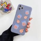 For iPhone 11 Pro Max Cartoon Pattern Protective Case(Gray) - 1